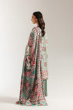 Pale Green Casual Printed Lawn Suit